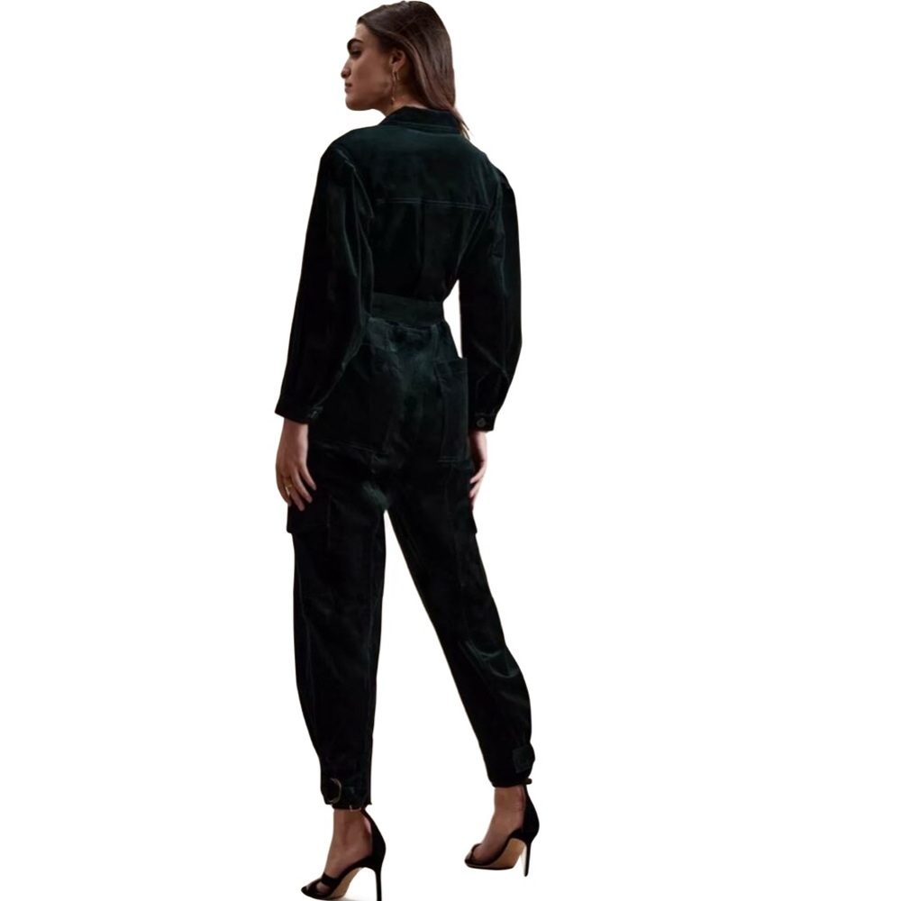Banana Republic Women’s Large Jumpsuit Forest Green NWT - Picture 10 of 10
